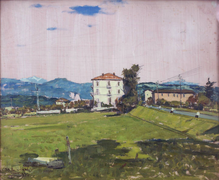 DOMENICO DE BERNARDI - 'Paesaggio' 1934
<br>