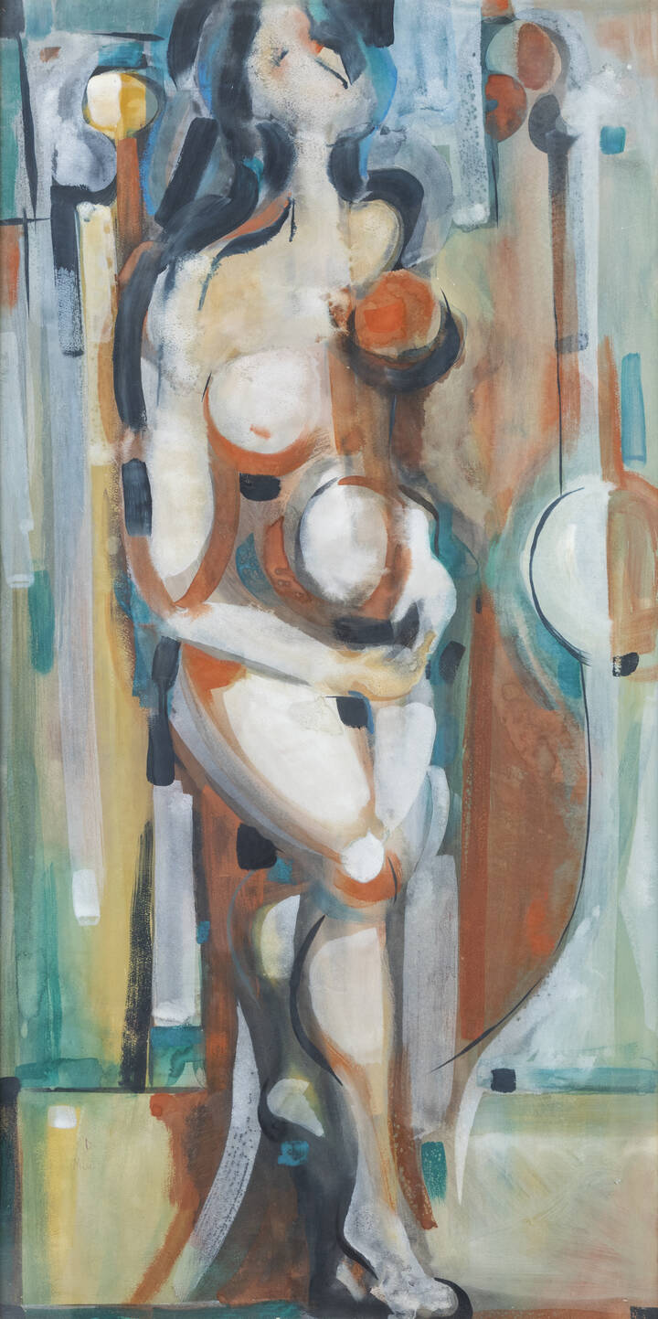 DEDALO MONTALI - 'Figura femminile' 1962