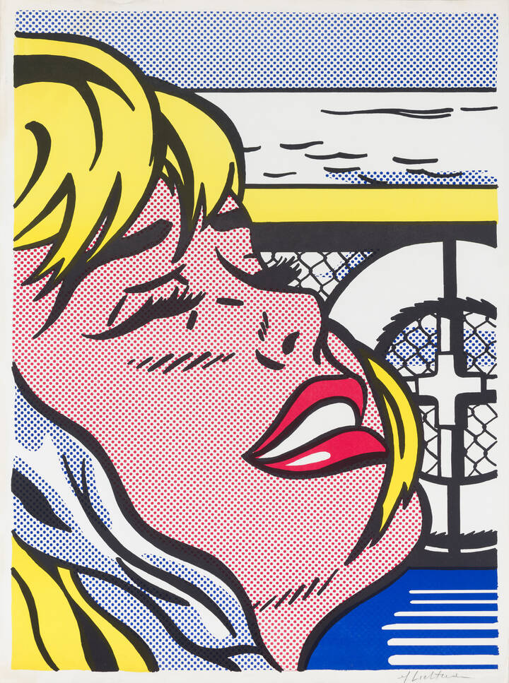 ROY LICHTENSTEIN - 'Shipboard Girl' 1965
<br>