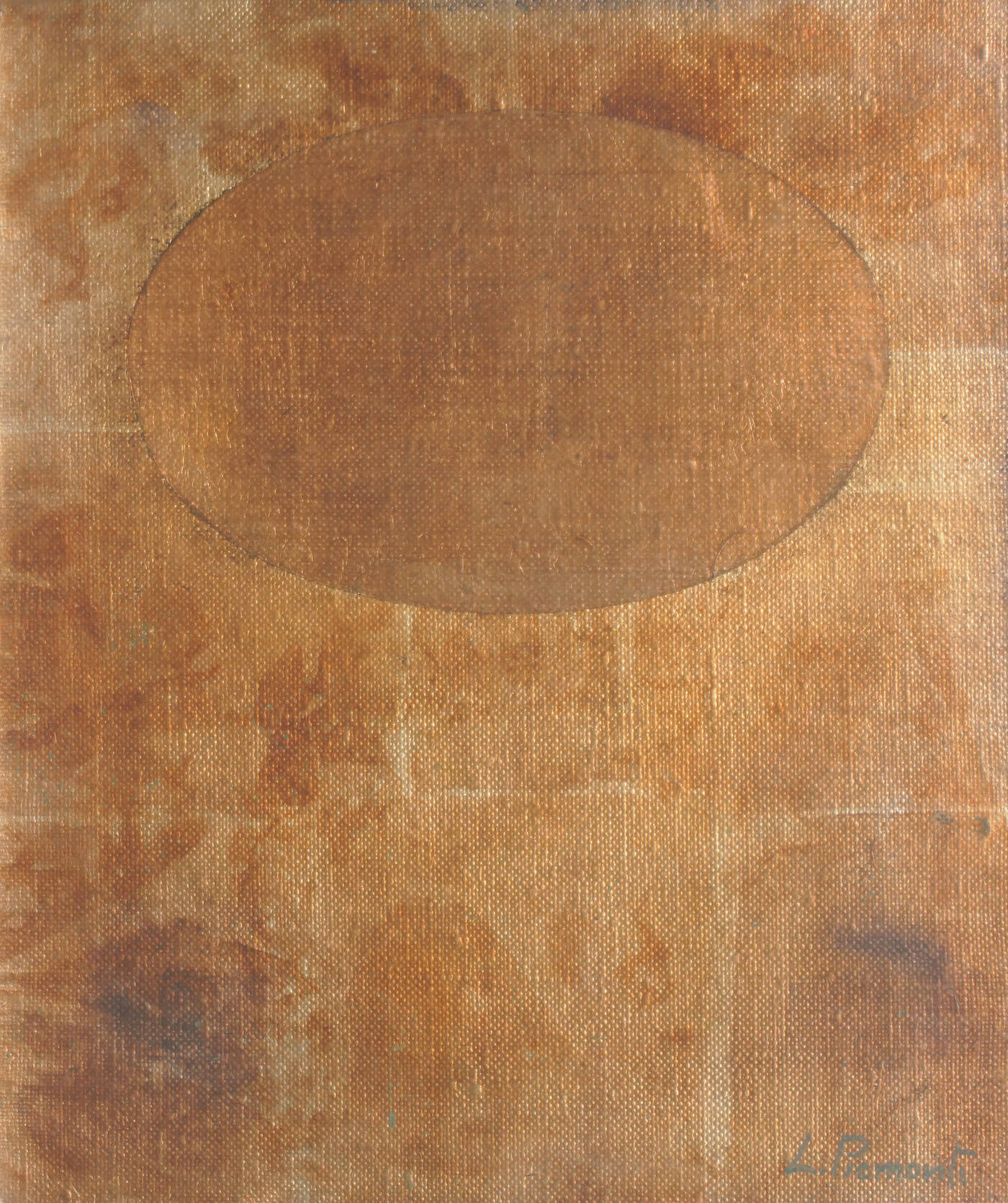 LORENZO PIEMONTI - 'Momento ovale' 1975