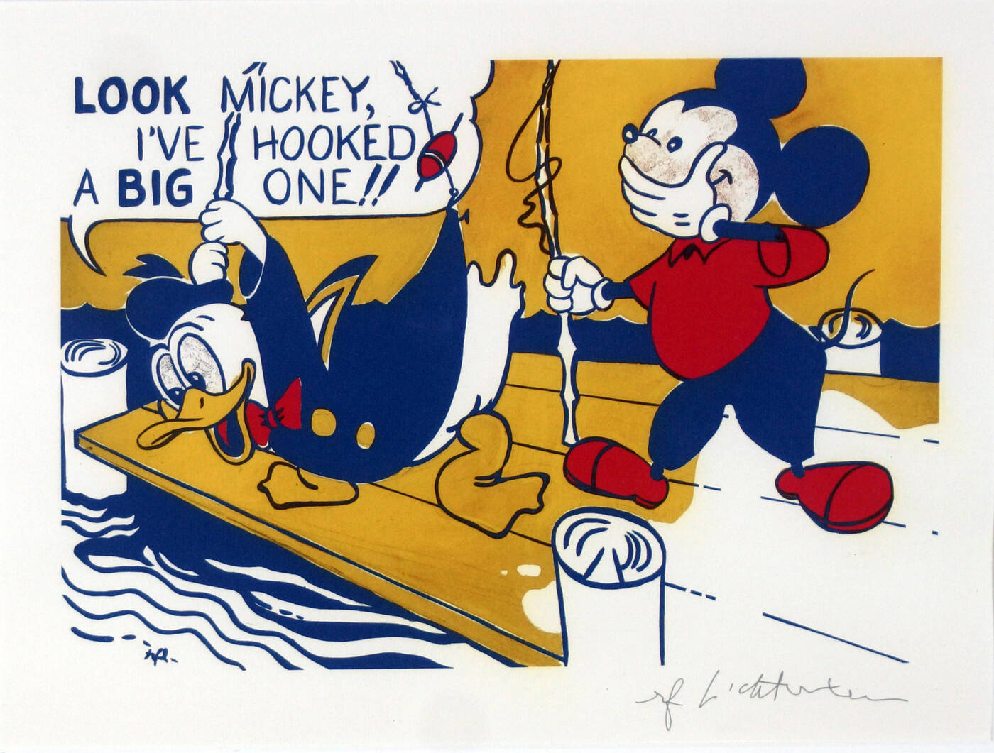 ROY LICHTENSTEIN - 'Mickey Mouse e Donald Duck'