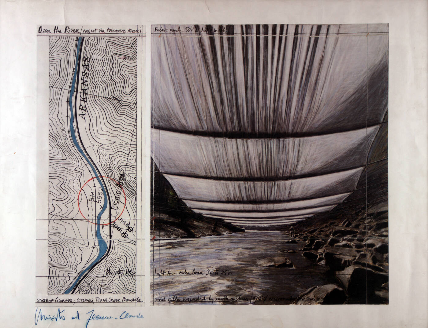 CHRISTO ET JEAN CLAUDE - 'Over the river' 