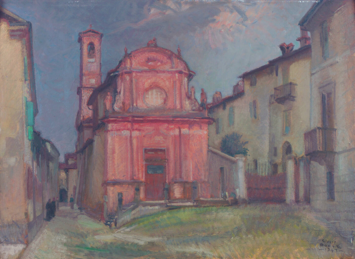 GIULIO BOETTO - 'Chiesa di San Nicola a Saluzzo' 1947