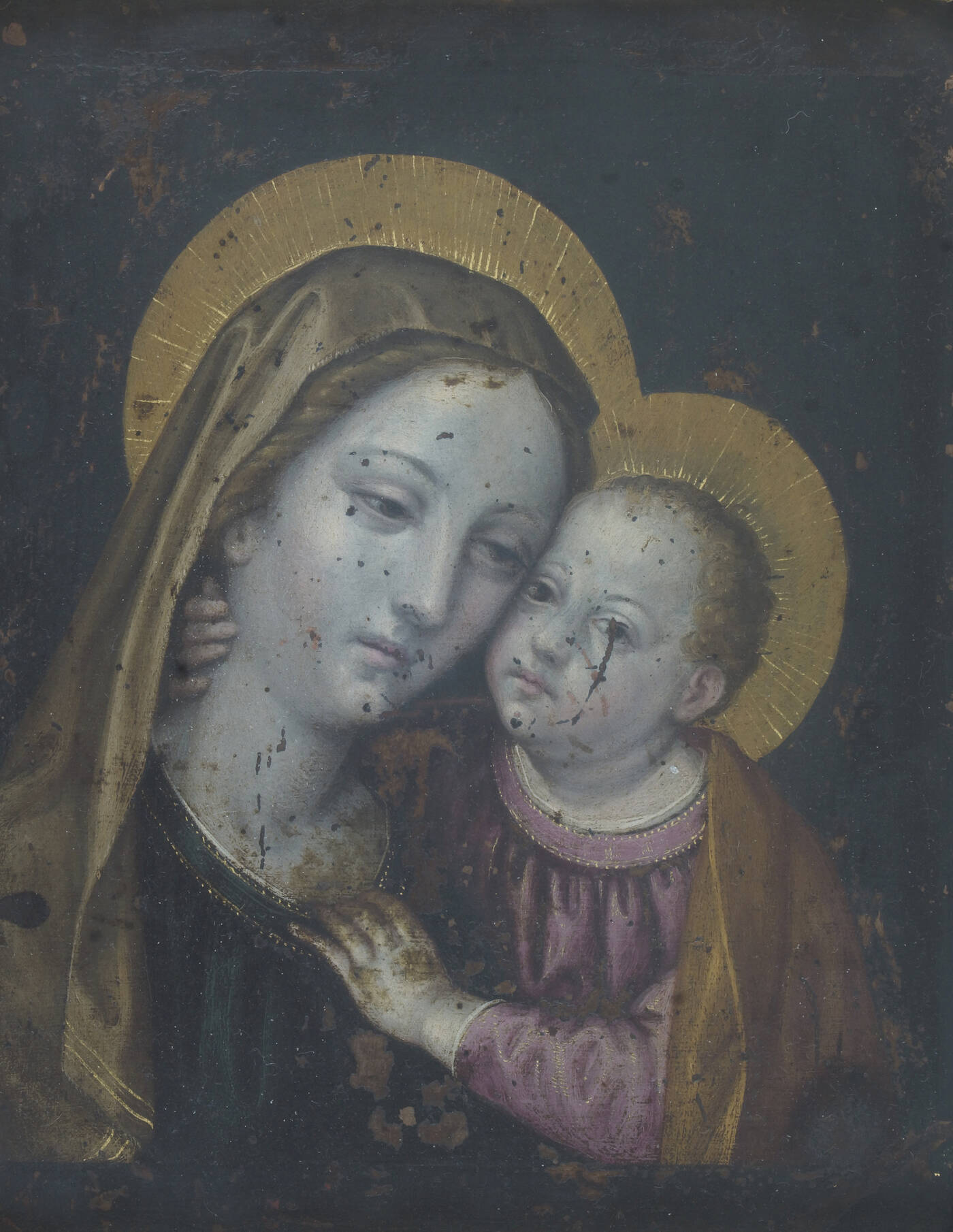 PITTORE ANONIMO - 'Madonna con Bambino'