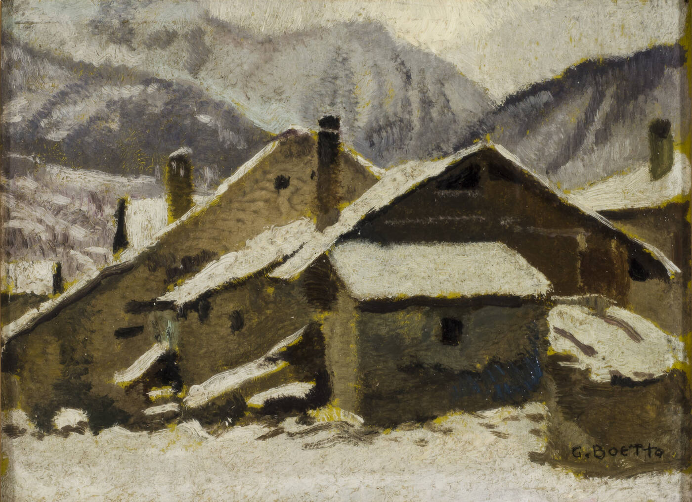 GIULIO BOETTO - 'Casolari di Bardonecchia'