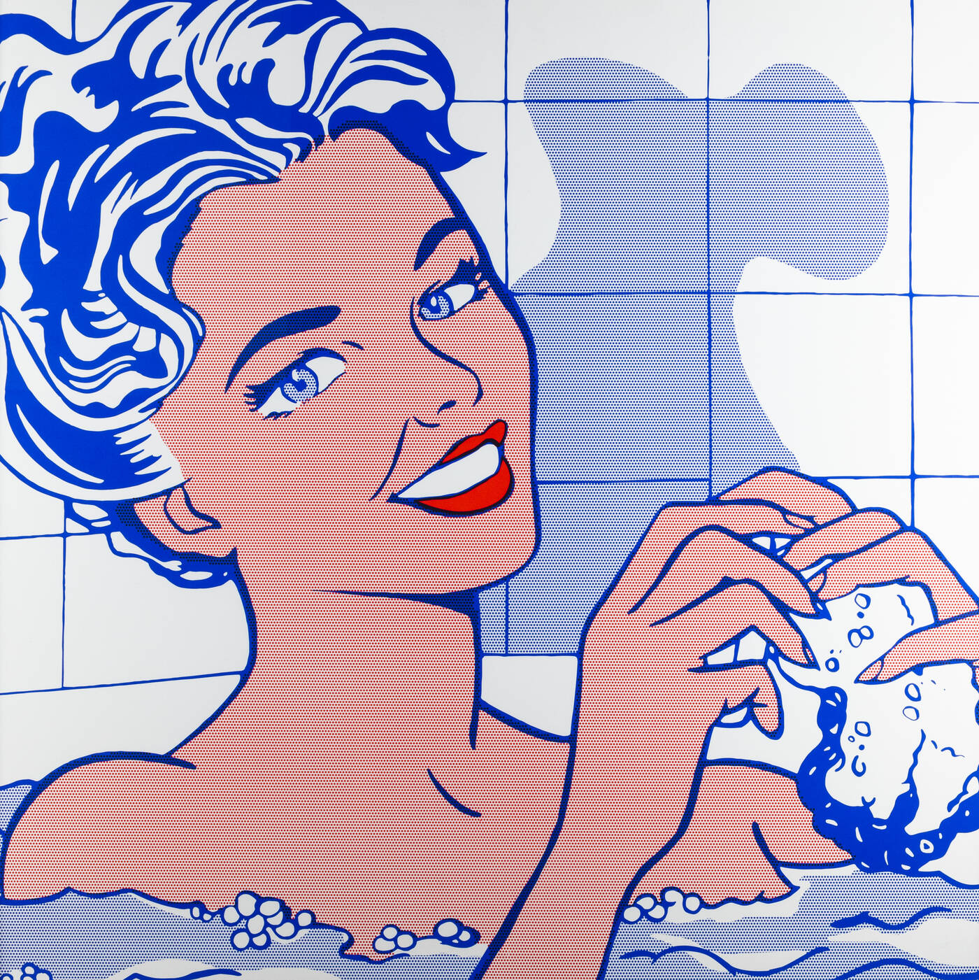 ROY LICHTENSTEIN - 'Girl in the bath'