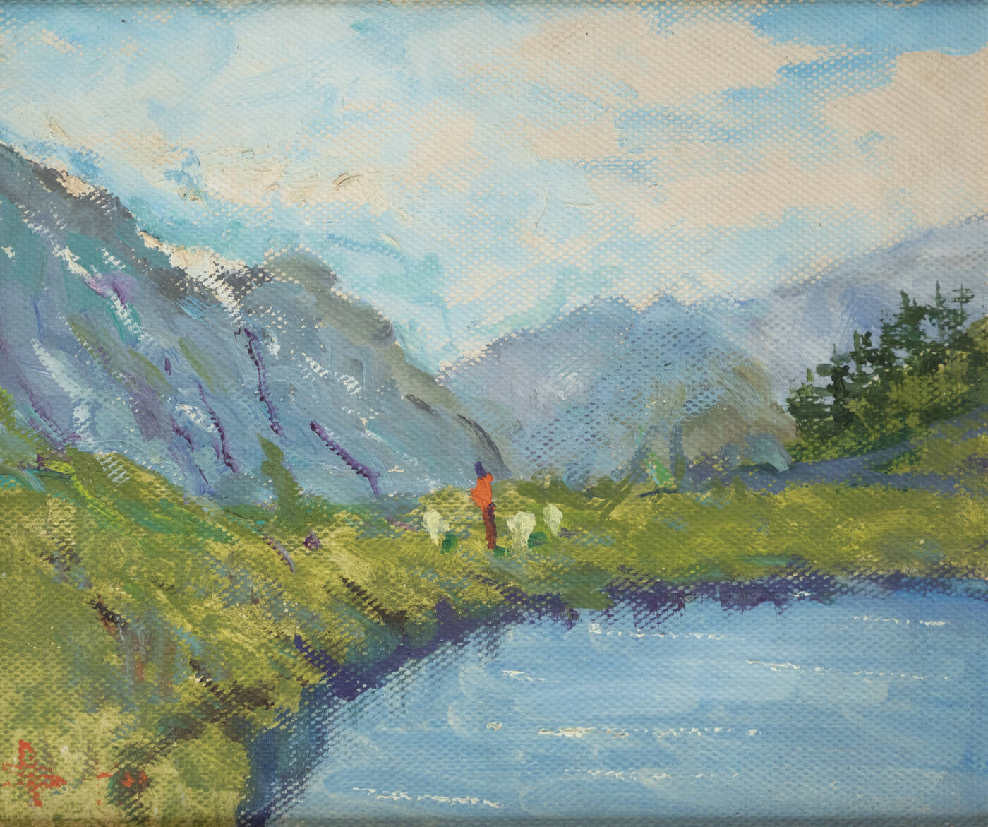 ALFREDO SUPPO - 'Lago di montagna' 